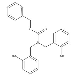 benzyl N,N-bis[(2-hydroxyphenyl)methyl]carbamate Structure