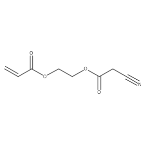 2-[(2-Cyanoacetyl)oxy]ethyl 2-propenoate Structure