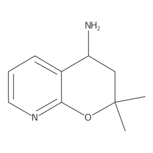 (S)-2,2-Dimethyl-3,4-dihydro-2H-pyrano[2,3-B]pyridin-4-amine Structure