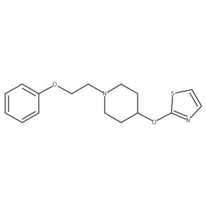 1-(2-Phenoxyethyl)-4-(1,3-thiazol-2-yloxy)piperidine Structure