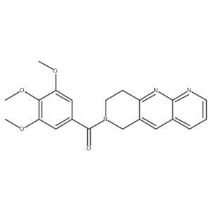 7-(3,4,5-trimethoxybenzoyl)-6H,7H,8H,9H-pyrido[2,3-b]1,6-naphthyridine结构式