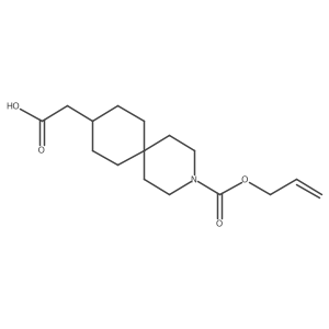 2-{3-[(Prop-2-en-1-yloxy)carbonyl]-3-azaspiro[5.5]undecan-9-yl}acetic acid Structure