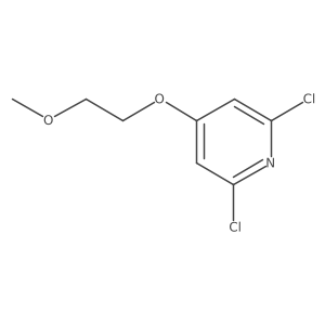 2,6-Dichloro-4-(2-methoxyethoxy)pyridine Structure