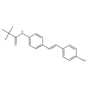 Propanamide, N-[4-[2-(4-aminophenyl)diazenyl]phenyl]-2,2-dimethyl-结构式
