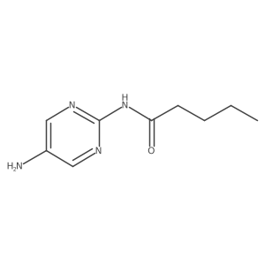 2-(N-pentanoyl)amino-5-aminopyrimidine Structure