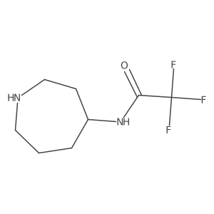 Acetamide,2,2,2-trifluoro-N-(hexahydro-1H-azepin-4-yl)-结构式