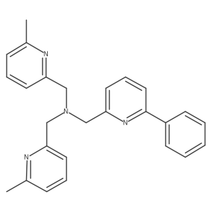 N,N-Bis[(6-methyl-2-pyridinyl)methyl]-6-phenyl-2-pyridinemethanamine Structure