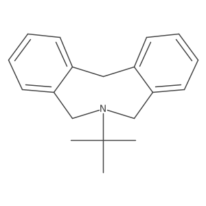 6-(1,1-Dimethylethyl)-5,6,7,12-tetrahydrodibenz[c,f]azocine Structure