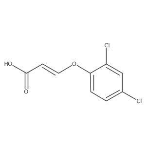 (E)-3-(2,4-dichlorophenoxy)prop-2-enoic acid Structure