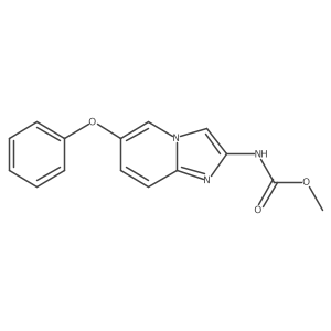 (6-Phenoxy-imidazo[1,2-a]pyridin-2-yl)-carbamic acid methyl ester Structure