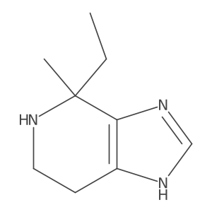 4-ethyl-4-methyl-3H,4H,5H,6H,7H-imidazo[4,5-c]pyridine结构式