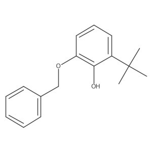 2-(1,1-Dimethylethyl)-6-(phenylmethoxy)phenol结构式