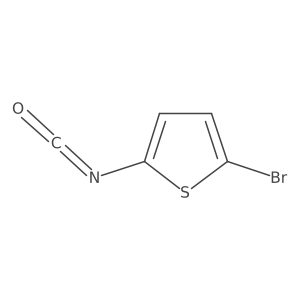 2-Bromo-5-isocyanatothiophene结构式