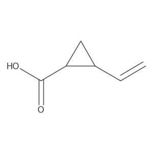 (1S,2R)-2-Vinylcyclopropane-1-carboxylic acid结构式