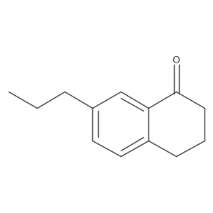 7-Propyl-1,2,3,4-tetrahydronaphthalen-1-one结构式