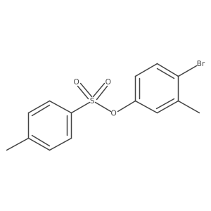 4-Bromo-3-methylphenyl 4-methylbenzene-1-sulfonate结构式