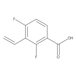 2,4-Difluoro-3-vinylbenzoic acid Structure