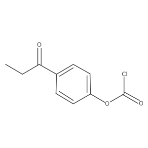 Formic acid, chloro-, ester with 4a(2)-hydroxypropiophenone结构式