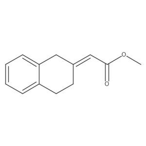 methyl 2-[(2Z)-1,2,3,4-tetrahydronaphthalen-2-ylidene]acetate Structure