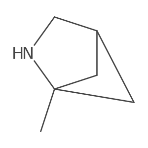 1-Methyl-2-azabicyclo[2.1.1]hexane结构式
