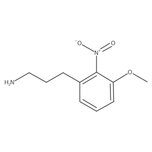 3-(3-Methoxy-2-nitrophenyl)propan-1-amine Structure