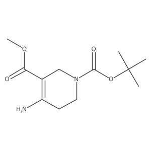 1-tert-Butyl 3-methyl 4-amino-5,6-dihydropyridine-1,3(2H)-dicarboxylate Structure