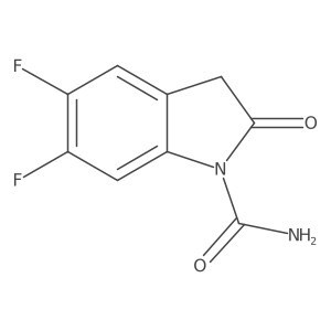 5,6-Difluoro-2-oxoindoline-1-carboxamide Structure