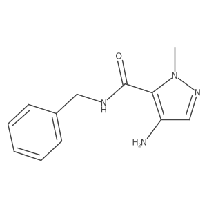 4-amino-N-benzyl-1-methyl-1H-pyrazole-5-carboxamide Structure
