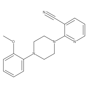 2-[4-(2-Methoxyphenyl)piperazin-1-yl]pyridine-3-carbonitrile Structure