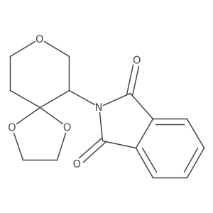2-(1,4,8-Trioxa-spiro[4.5]dec-6-yl)-isoindole-1,3-dione结构式