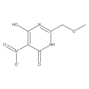 4-hydroxy-2-(methoxymethyl)-5-nitro-1H-pyrimidin-6-one Structure