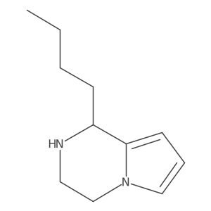 1-Butyl-1,2,3,4-tetrahydropyrrolo[1,2-a]pyrazine Structure