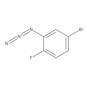 2-Azido-4-bromo-1-fluorobenzene结构式