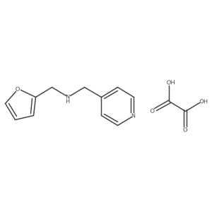 (2-Furylmethyl)(4-pyridinylmethyl)amine oxalate结构式