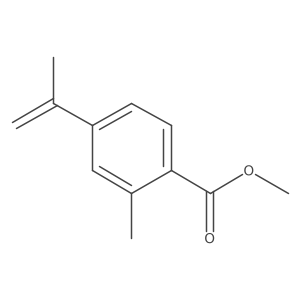 4-Isopropenyl-2-methyl-benzoic acid methyl ester Structure