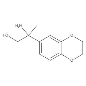 (I(2)R)-I(2)-Amino-2,3-dihydro-I(2)-methyl-1,4-benzodioxin-6-ethanol Structure