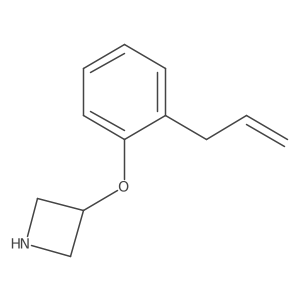 2-Allylphenyl 3-azetidinyl ether结构式