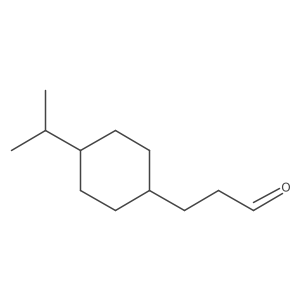 3-[4-(Propan-2-yl)cyclohexyl]propanal结构式