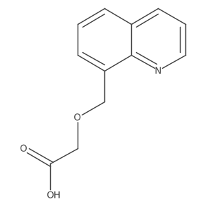 2-(Quinolin-8-ylmethoxy)acetic acid结构式