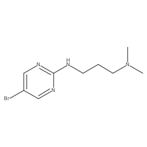 N3-(5-Bromo-2-pyrimidinyl)-N1,N1-dimethyl-1,3-propanediamine结构式