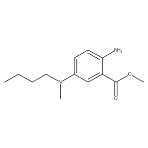 Methyl 2-amino-5-[butyl(methyl)amino]benzoate Structure