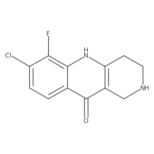 7-chloro-6-fluoro-1,3,4,5-tetrahydrobenzo[b]-1,6-naphthyridin-10(2H)-one Structure