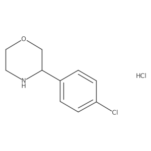 (R)-3-(4-Chlorophenyl)morpholine hydrochloride结构式