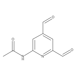 N-(4,6-Diformylpyridin-2-YL)acetamide结构式