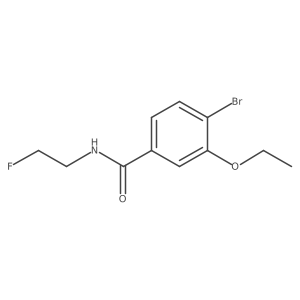 4-Bromo-3-ethoxy-N-(2-fluoroethyl)benzamide Structure