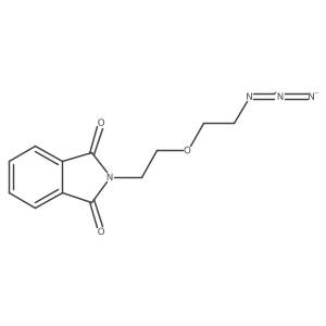 2-(2-(2-Azidoethoxy)ethyl)isoindoline-1,3-dione Structure