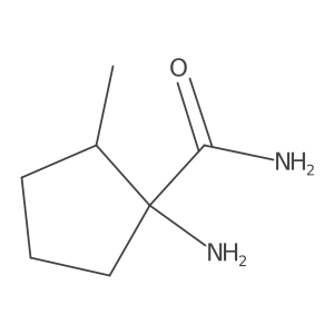 1-Amino-2-methylcyclopentane-1-carboxamide Structure