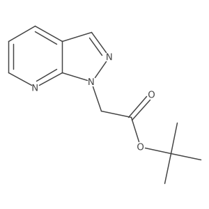 Tert-butyl 2-pyrazolo[3,4-b]pyridin-1-ylacetate结构式