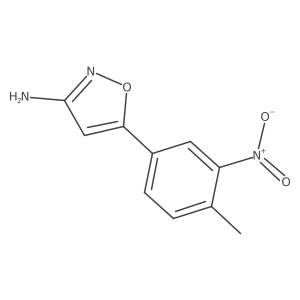 5-(4-Methyl-3-nitrophenyl)isoxazol-3-amine结构式