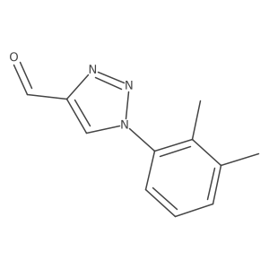 1-(2,3-dimethylphenyl)-1H-1,2,3-triazole-4-carbaldehyde结构式